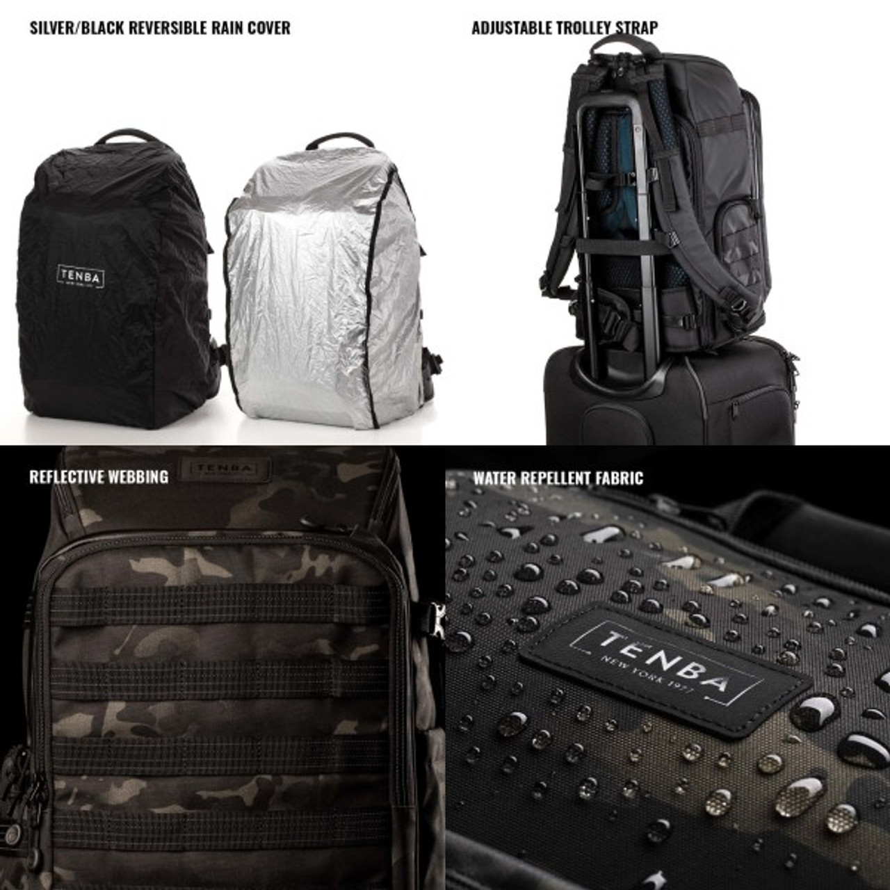 Tenba Axis v2 24L Camera Backpack - MultiCam Black 637-757